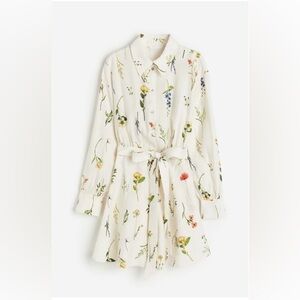 H&M TIE-BELT SHIRT DRESS